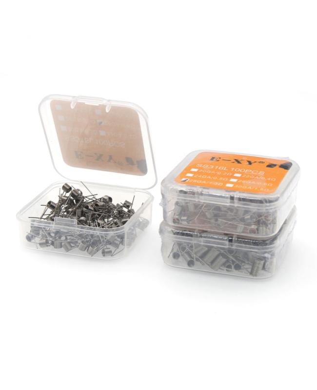 100PCS SS316L Pre-Built Coils replacement coil for coils & atomizers - Featured product image