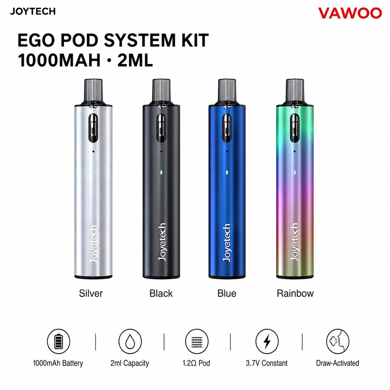 Joyetech eGo Pod System Kit 1000mAh 2ml pod system for pod systems - related product image