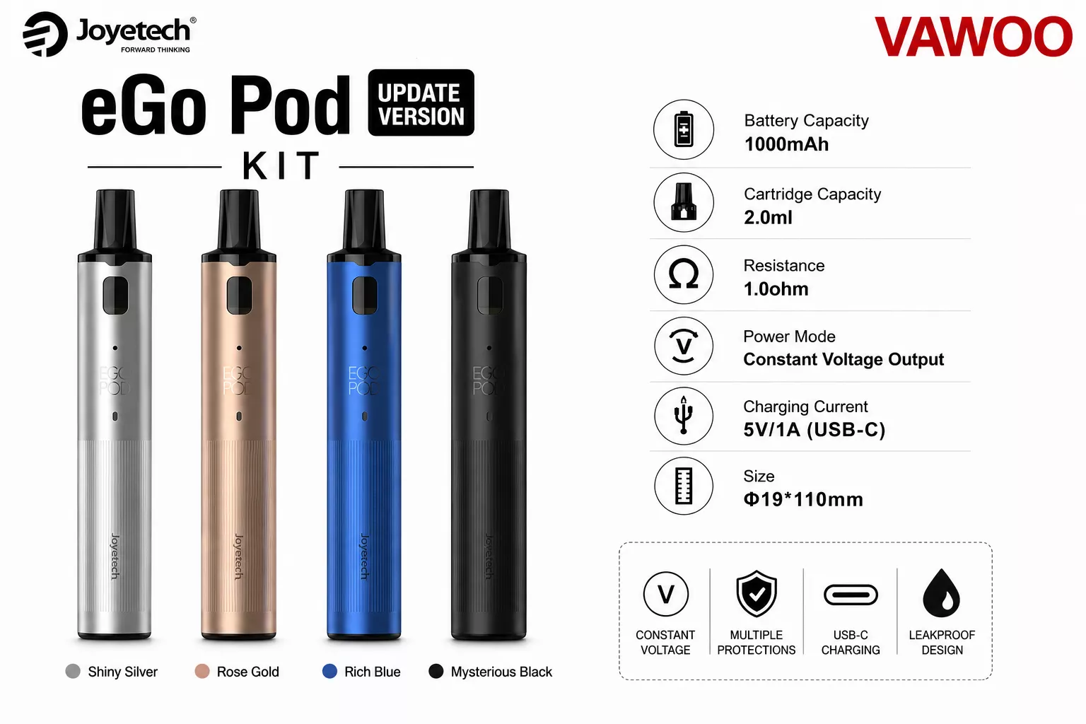 Joyetech eGo Pod Update Version Kit pod system for pod systems - related product image