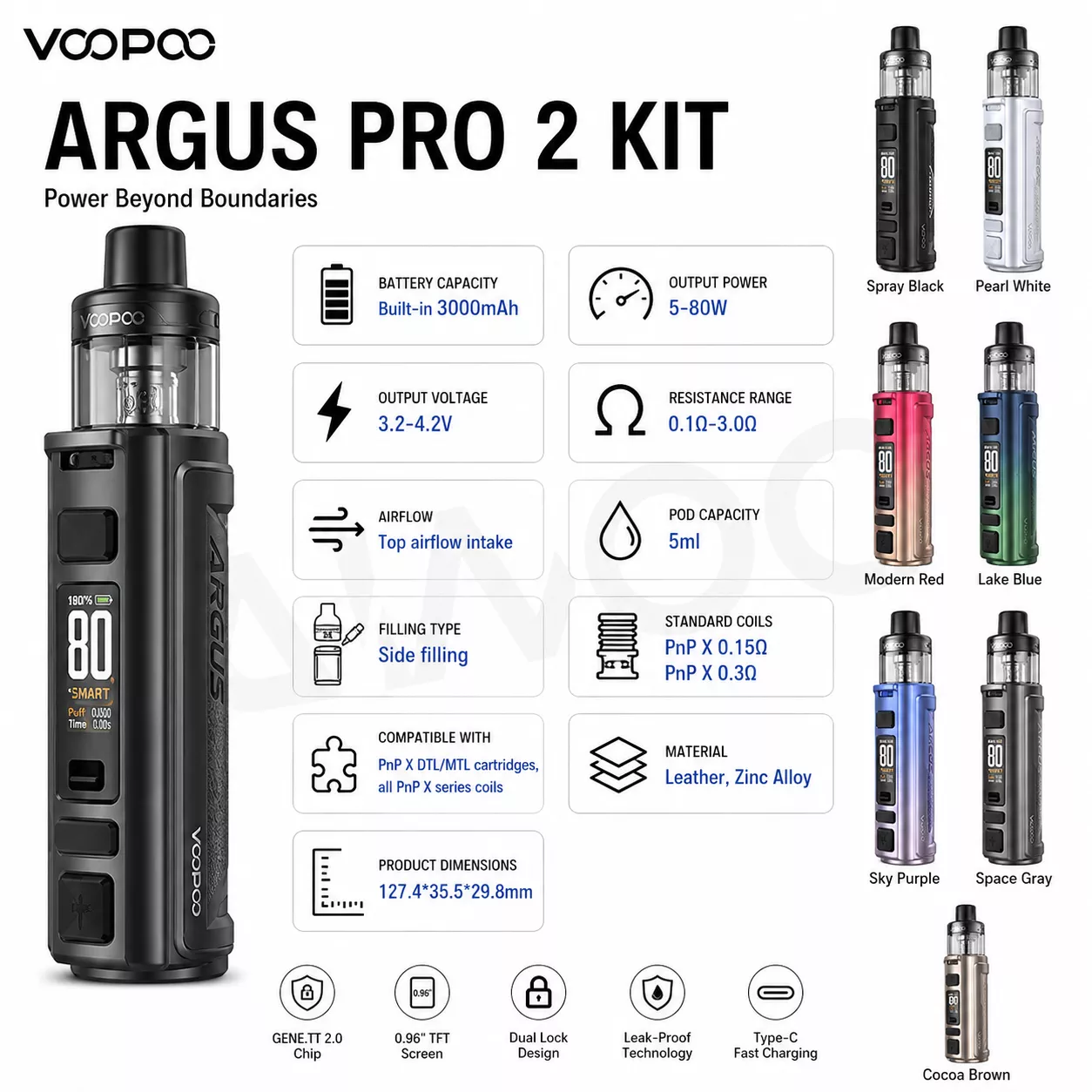 VOOPOO Argus Pro 2 Kit vape kit for vape kits - related product image